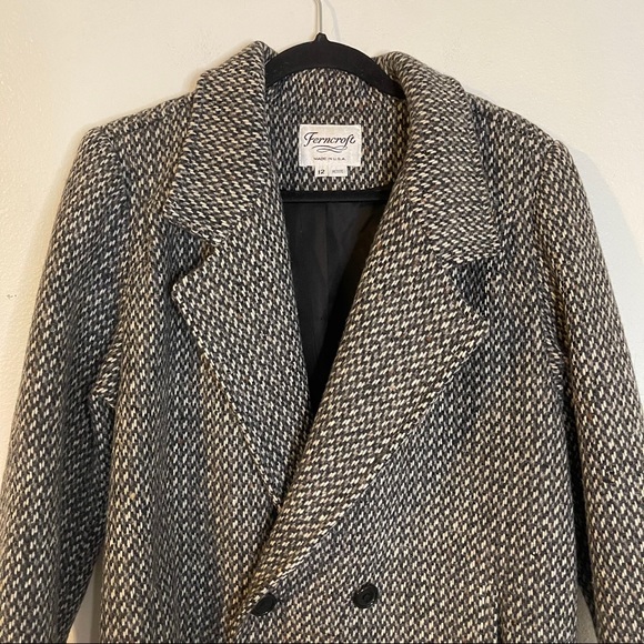 Vintage Ferncroft Wool Oversized Blazer Size 12 P - Picture 3 of 8
